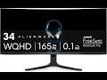 Review: Alienware AW3423DWF — 34" QD-OLED Curved Monitor with 0.1ms Response!
