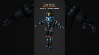 3D Character Modeling Breakdown from zBrush to Substance Painter Pipeline