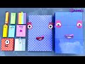 Looking for Numberblocks NEW 600 6000 Space ASMR | Numberblocks Satisfying Video #74