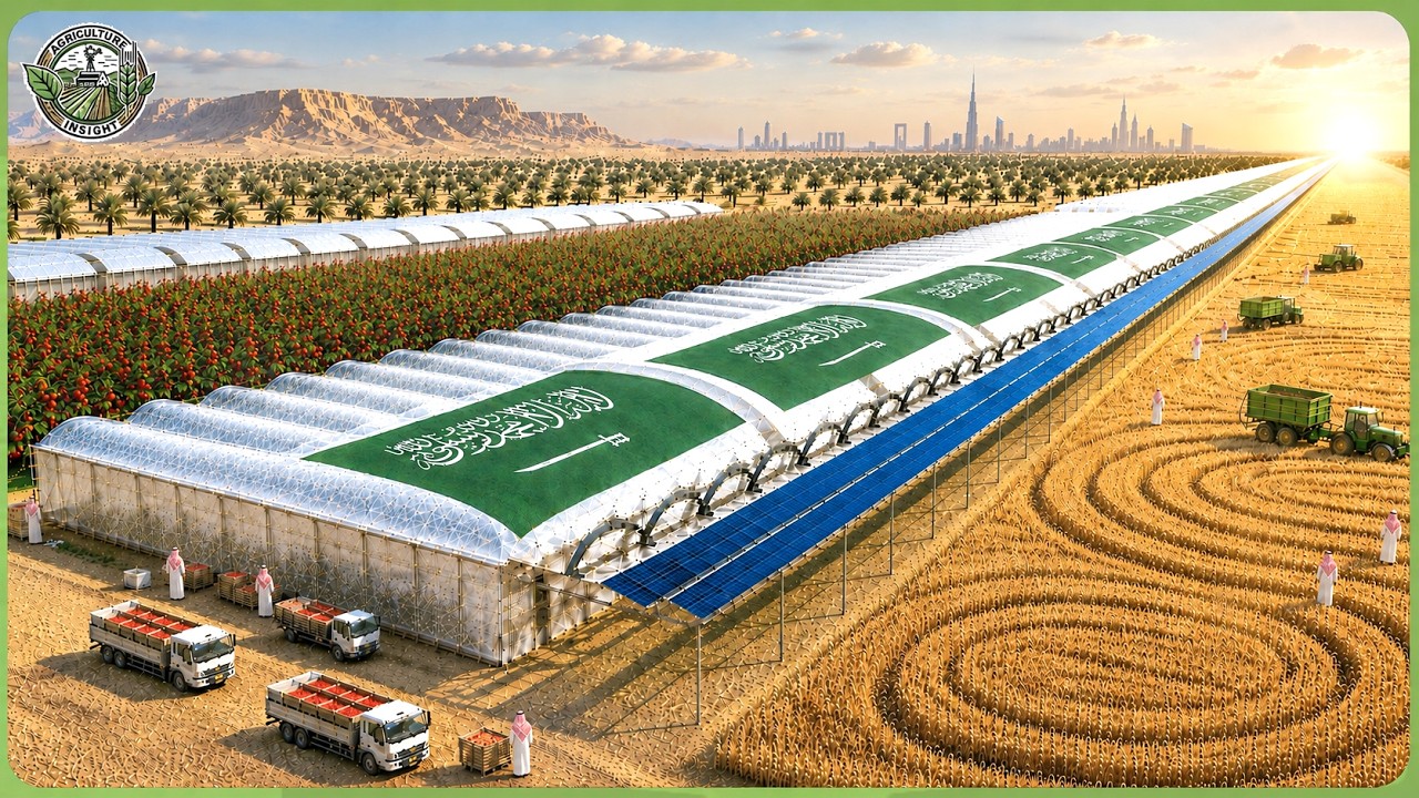 How Saudi Arabia Turned the World’s Largest Desert Into Massive High Tech Farms Feeding Millions