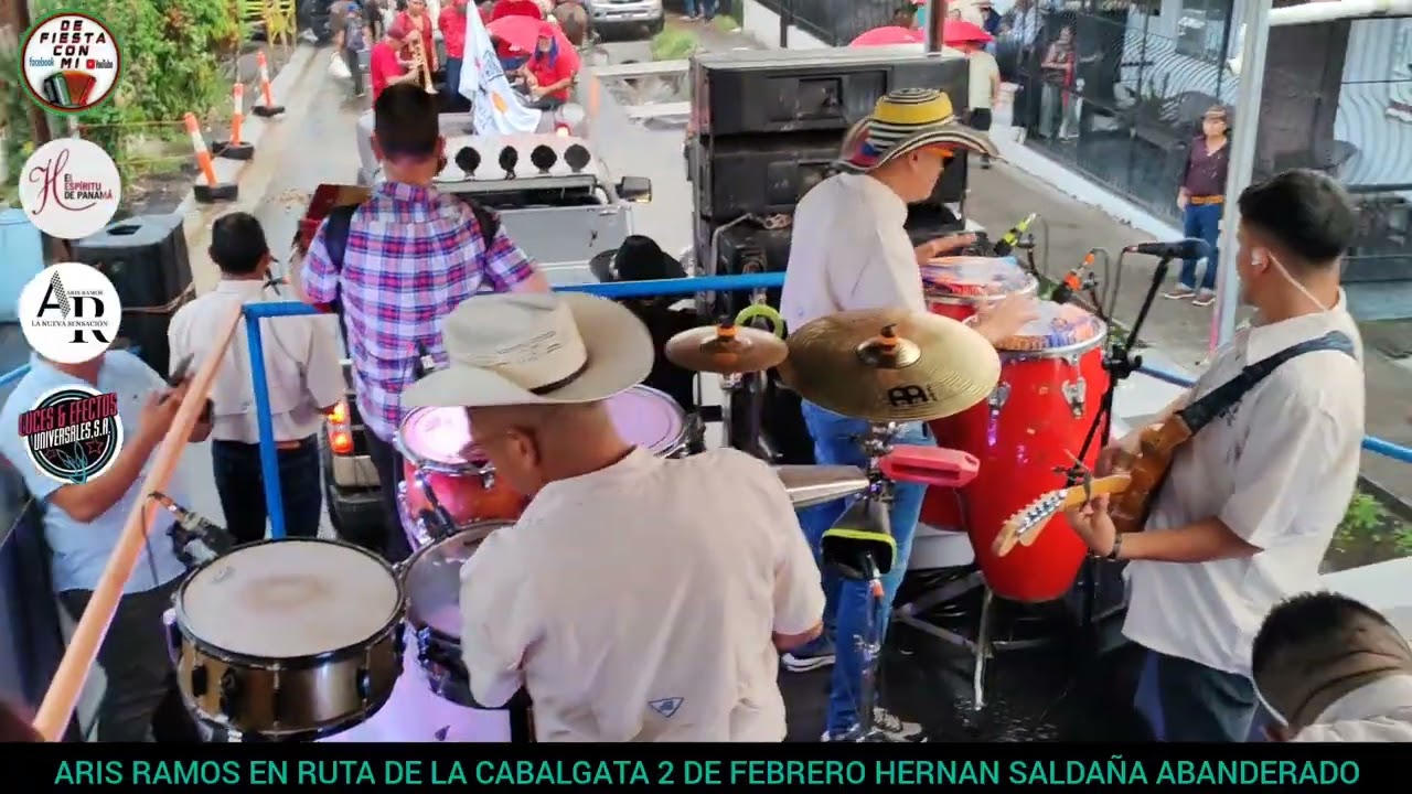 Abanderamiento de Hernan Saldaña el 2 de Febrero 2026 con Aris Ramos en la Ruta, Bugaba Chiriqui 