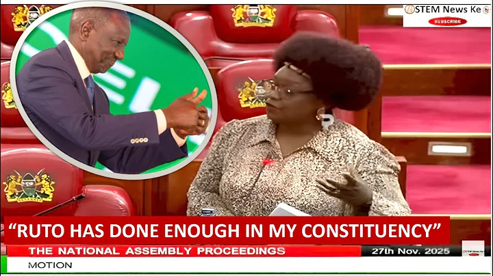 ODM MP Millie Odhiambo Tells President Ruto to Pause Development Until Second Term