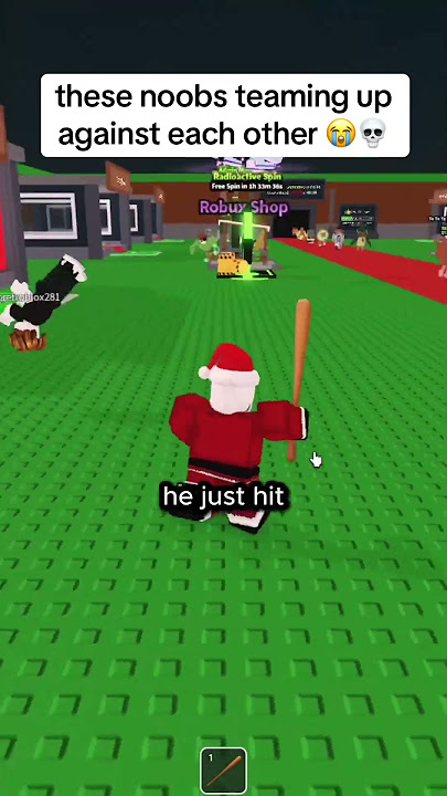 these noobs teaming up against each other 😭💀