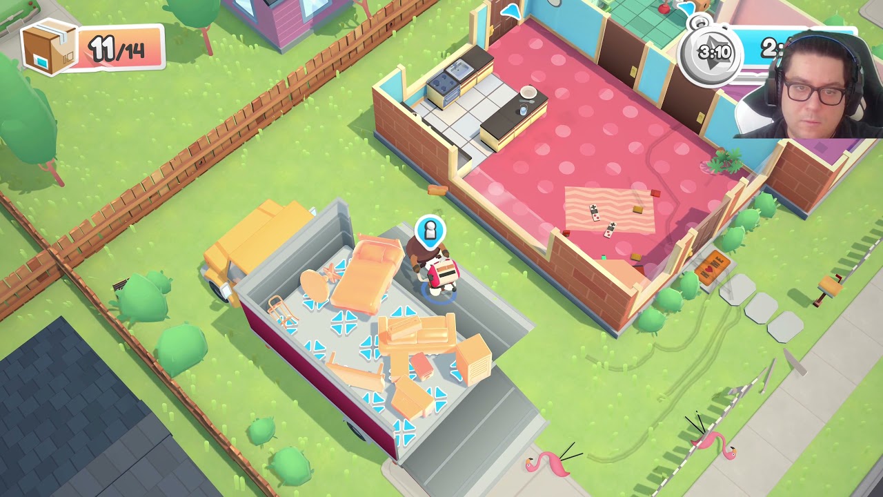 Trying out new game - Moving out (2020) - Crazy physics based moving game