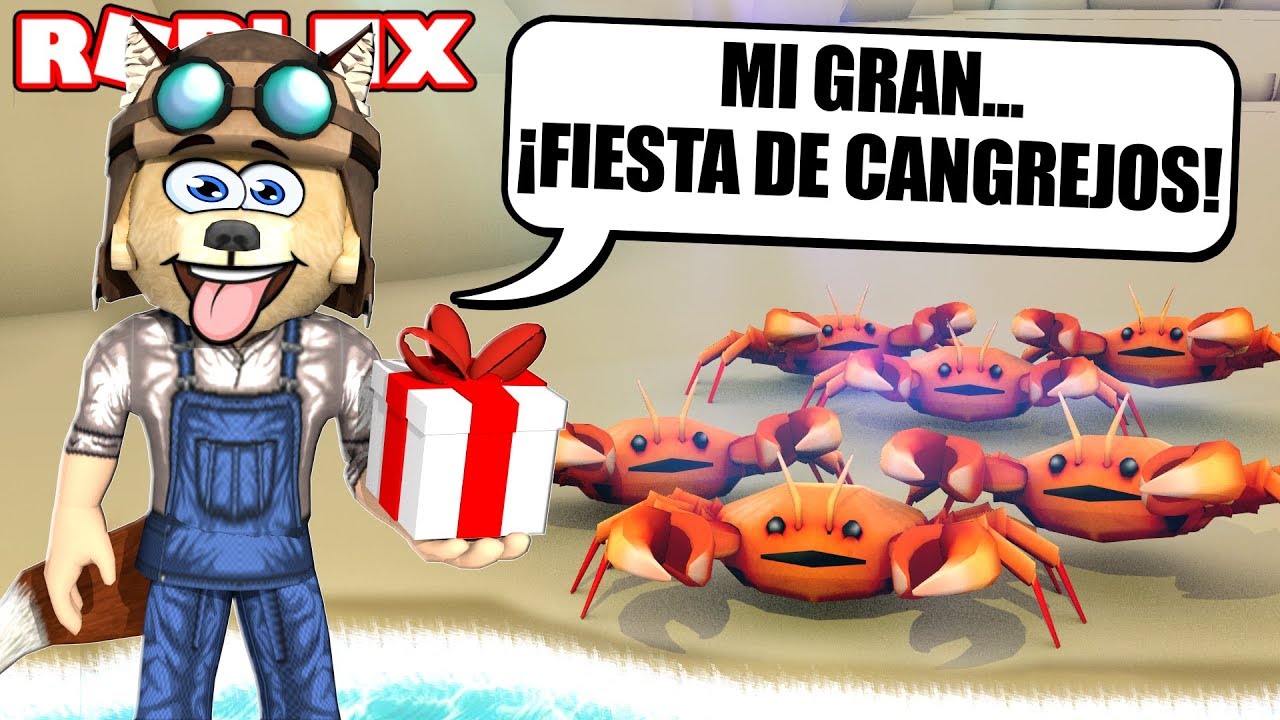 recibo-regalos-y-hago-una-fiesta-de-cangrejos-crab-rave-simulator-roblox-youtube