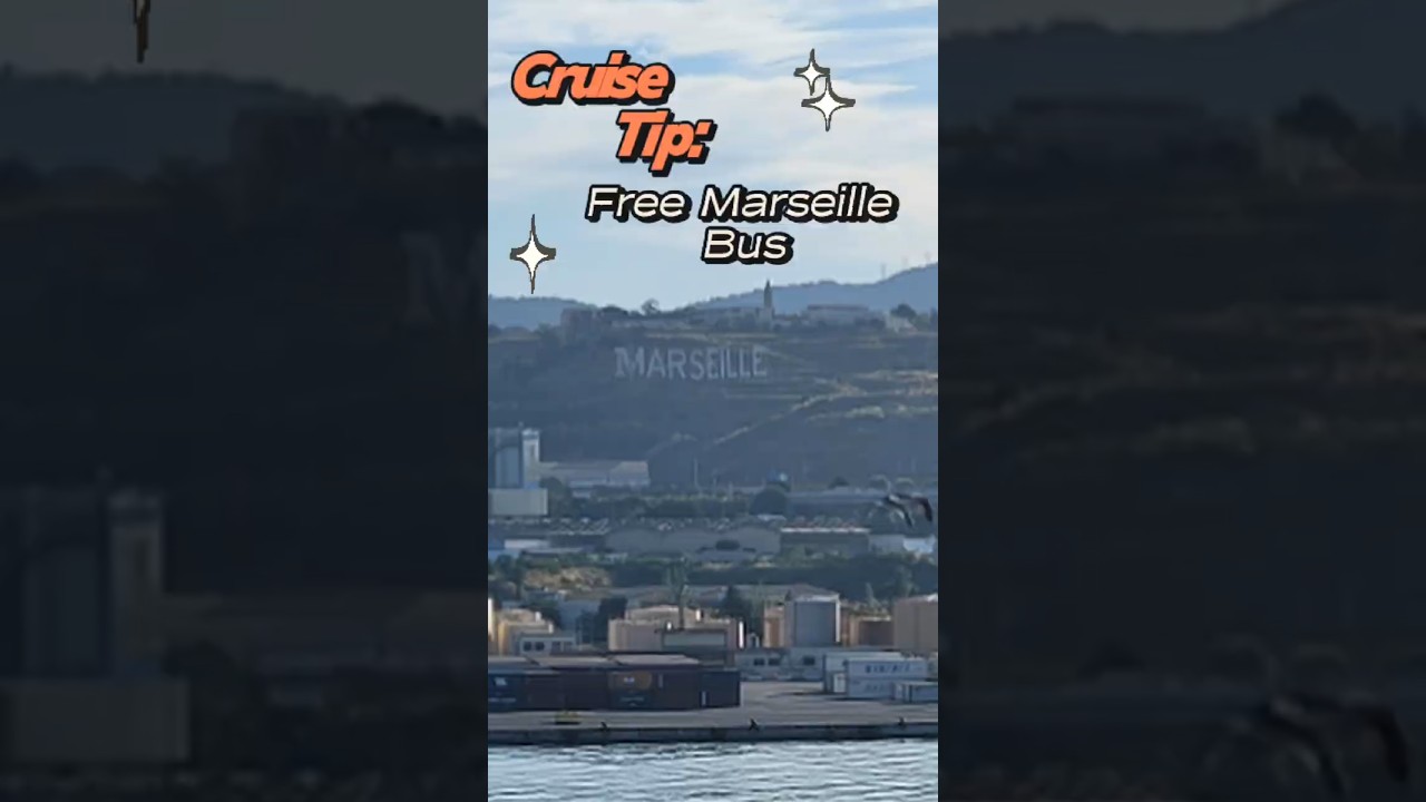 How to Take the Free Marseille Cruise Port Shuttle 🇫🇷 #mscworldeuropa #marseille #France