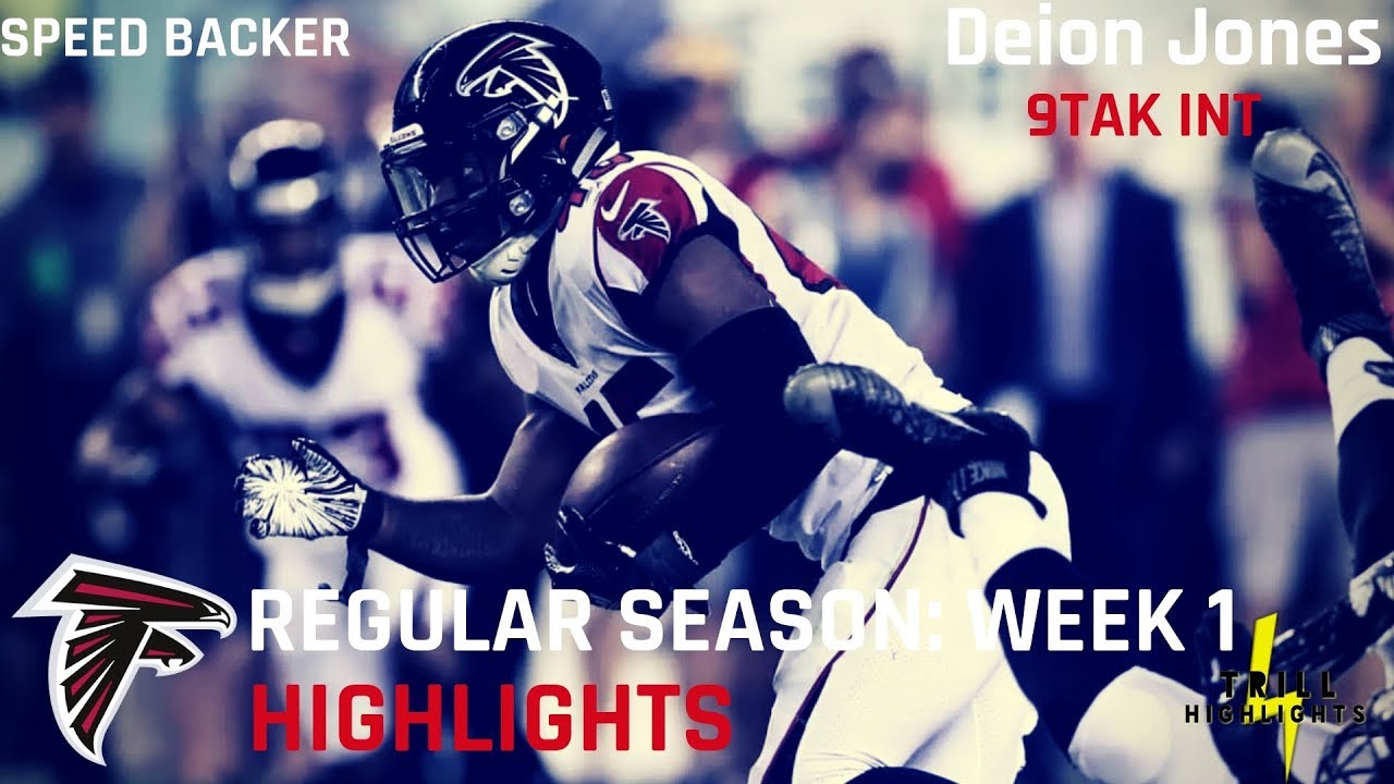 Deion Jones Week 1 Highlights | Pursuit 09.06.2018