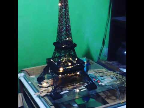  Cara  Membuat  Miniatur  Menara  Eiffel  Dari Bambu