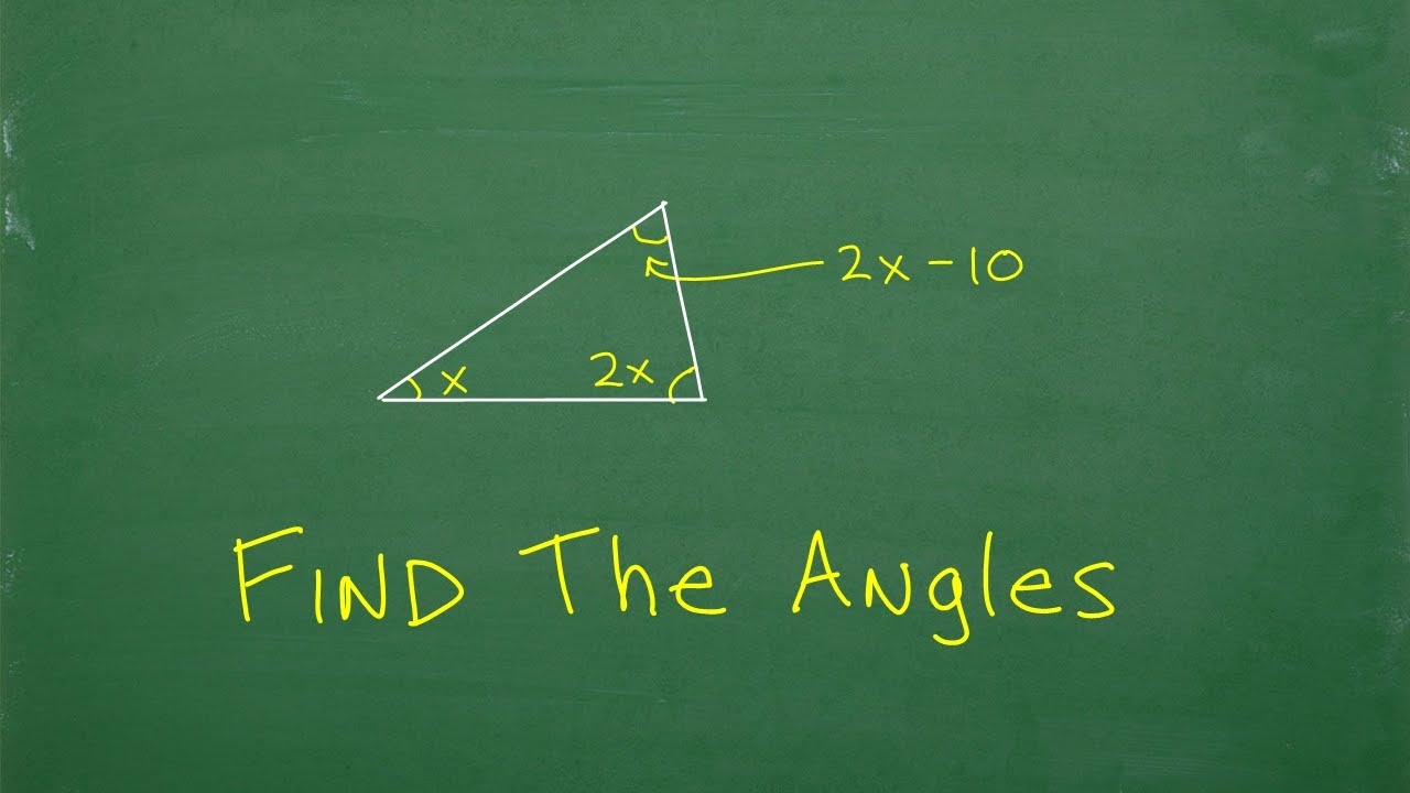 How to find the angles of this triangle โ step-by-stepโฆ - YouTube