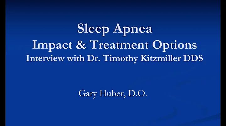 Sleep Apnea - Dr. Kitzmiller