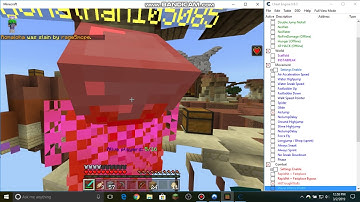 Hacking on cubecraft bedrock edition with cheat engine