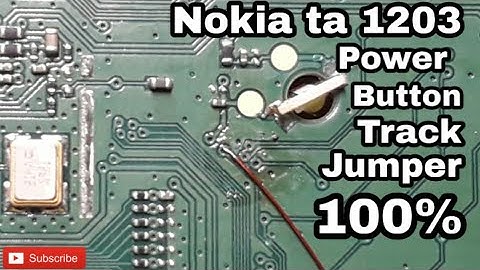 Nokia TA 1203 Power Key Not Working | Nokia 105 TA 1203 Power Button Jumper Solution