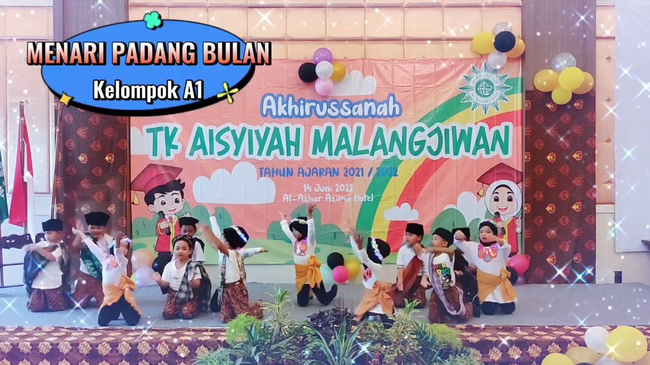 MENARI PADANG BULAN Oleh Kelas A1 // AKHIRUSSANAH TK AISYIYAH MALANGJIWAN 2021/2022