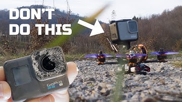 HOW to WRECK a GOPRO on an FPV DRONE, TYRO79