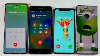 Incoming Calls IPhone XR + IPhone 8+ / Samsung Galaxy Note 10, Samsung Galaxy S20+