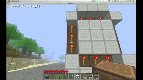 Minecraft - How to make a Complete 7 segment display & Decoder(Part 1)