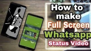 how to make Full ScreeN Video for Whatsapp status in 2 minutess🙀🙀[ #free_social_service] screenshot 5