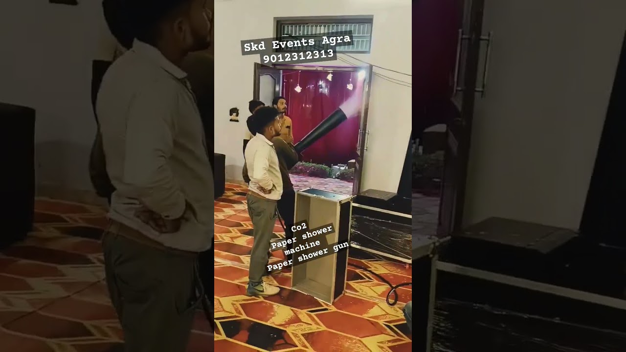 Paper shower machine - Paper shower Gun 🔫 available skddecor 