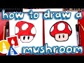 How to draw a mario mushroom