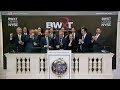 Bwx technologies inc nyse bwxt rings the closing bell