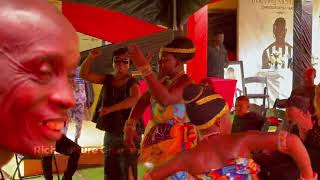 Late Footballer Christian Atsu’s twin sister dances to Ashanti Traditional Dance ‘adowa’