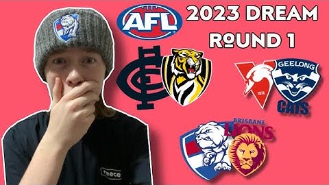 AFL 2023 *DREAM* ROUND 1 FIXTURE
