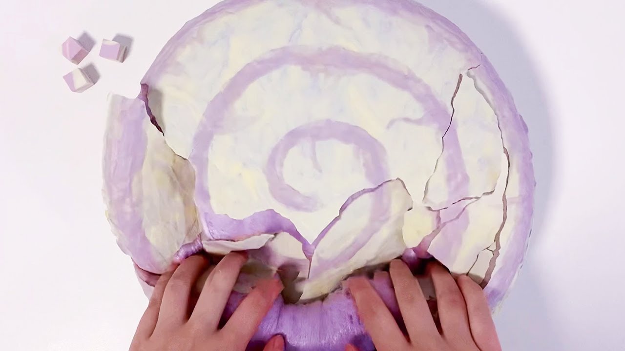 ASMR✨Made another crispy inflatable iceberg, the sound is too healing, super stress relief！