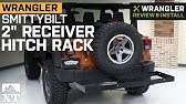 Jeep Wrangler Hitch Mounted Cargo Rack XL (1987-2016 YJ, TJ & JK) Review &  Install - YouTube