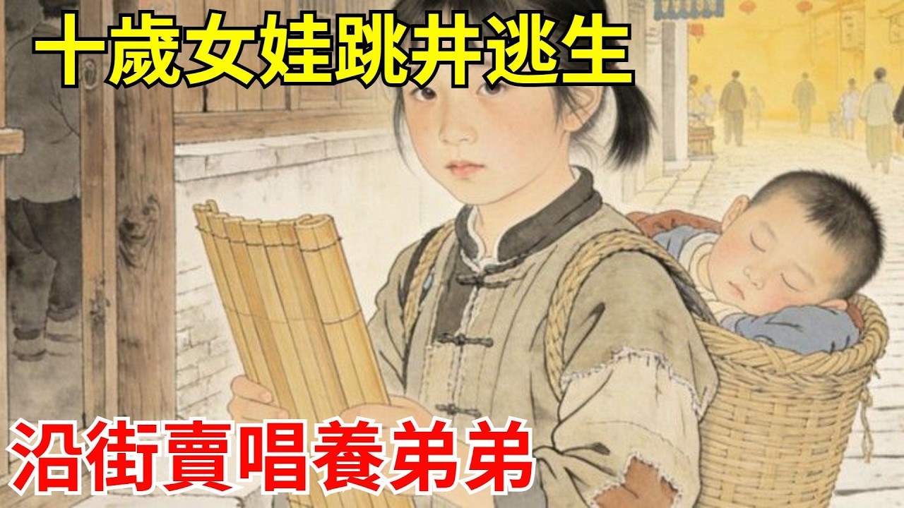 十歲女娃被繼母騙嫁老財主，跳井逃生，沿街賣唱養弟弟。十五年後姐弟掌江南鹽運，回鄉蓋五十間孤兒院。繼母哭著說「娘想你了」，孩子們朝她扔石頭！#故事頻道#聽書#民間故事#說書#善有善報#爽文