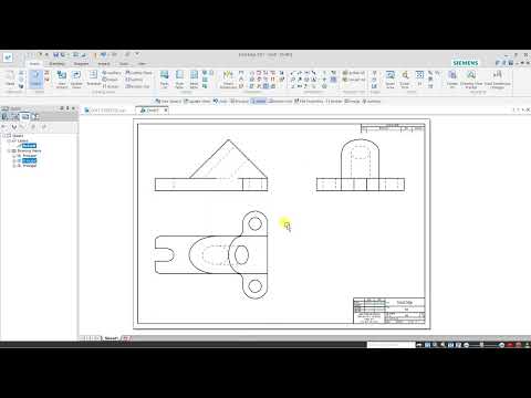 #Solid Edge #DRAFTING # PRINCIPAL VIEW
