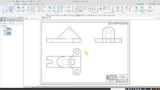 #Solid Edge #DRAFTING # PRINCIPAL VIEW