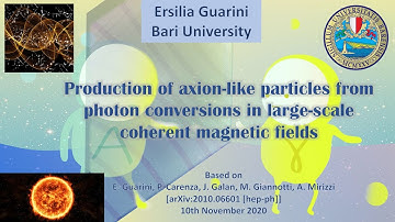 Ersilia Guarini (2010.06601 | Production of axion-like particles from photon conversions in ...)