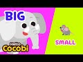 Opposite Word for Kids | The Elephant and the Mouse | Animal Song &amp; Nursery Rhymes | Hello Cocobi