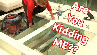 Fiberglassing In The Cockpit Locker Insert!