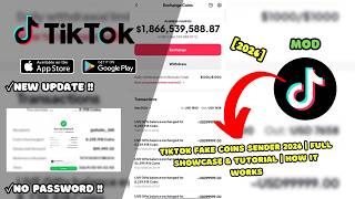 مرسل عملات تيك توك وهمي 2026 | عرض توضيحي وشرح كامل | كيف يعمل screenshot 4