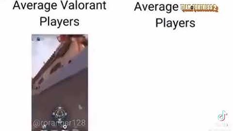 Average valorant player vs Average TF2 player