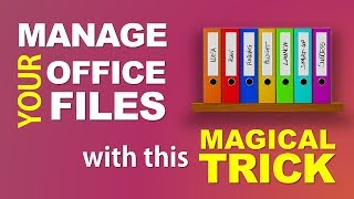 Manage your Office Files with this Magical Trick | Vivekananda Sinha | Video 41 screenshot 5