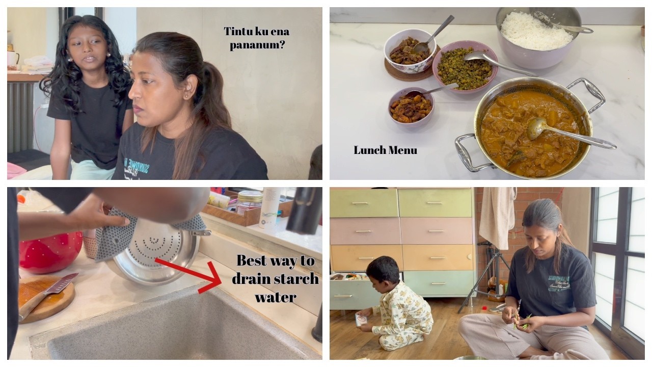 Why WOMEN STOP Choosing themselves? Do this to drain starch water/Sunday lunch menu