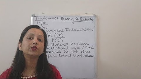 Lecture 17: (Part 1) Rules of inference for quantified statements