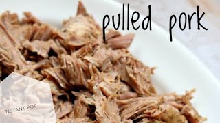 Instant pot Pulled pork from FROZEN - paleo