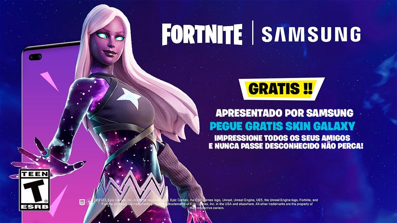 Conta Fortnite Skin Galaxy Rara + Temporada 3 Completa