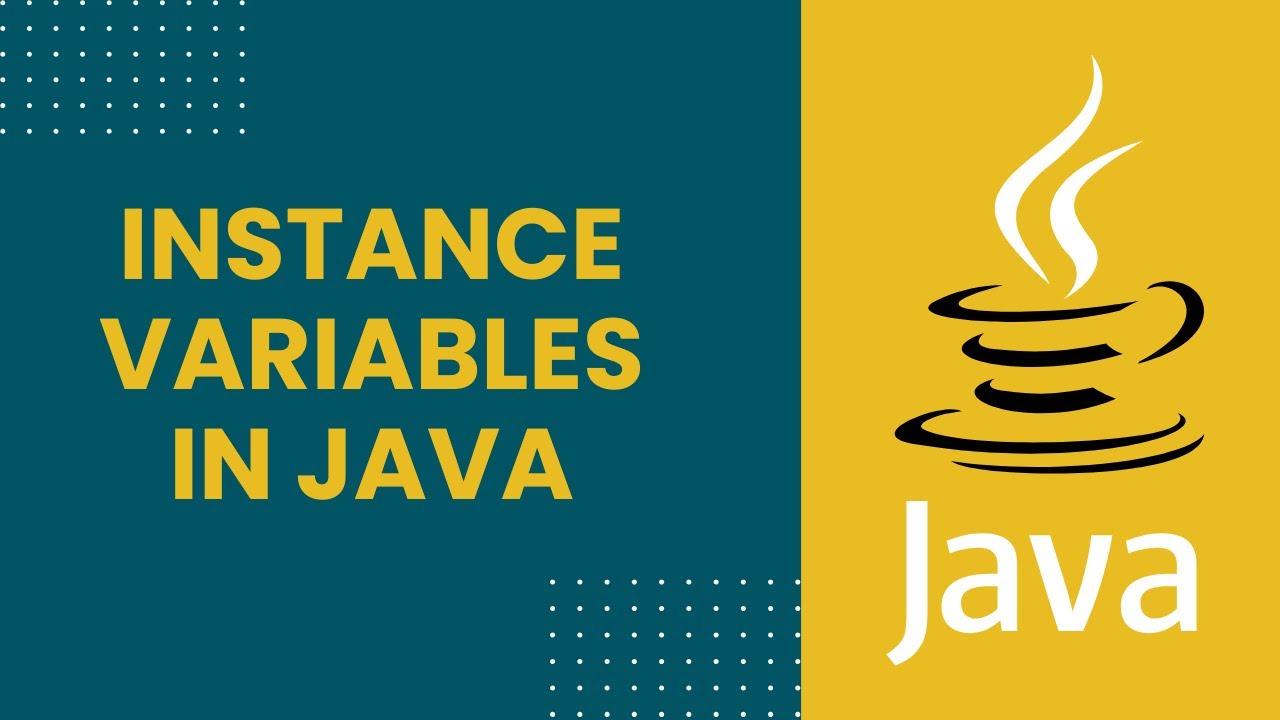 Instance Variables in Java - YouTube