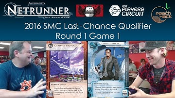 Netrunner - Chronos Protocol vs. Gabriel Santiago - 2016 SMC Last-Chance Qualifier - Round 1 Game 1