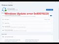 How to fix Windows update error 0x80070228