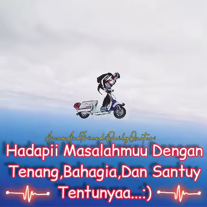 QUOTES TERJUN PAYUNG MEMBAWA MOTOR VESPA KEREN!!!