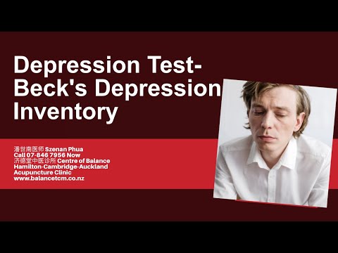 Depression Test-Beck's Depression Inventory-Acupuncture-clinic-hamilton-Cambridge-Auckland