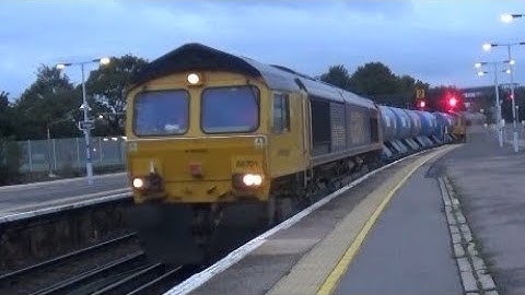 Rhtt action in day And night Gbrf 66701/66707/DR 989/989 at Ramsgate 07/10/19