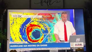 Hurricane Ian coverage from Matt Devitt on WINK News moments before Lee County was forever changed.