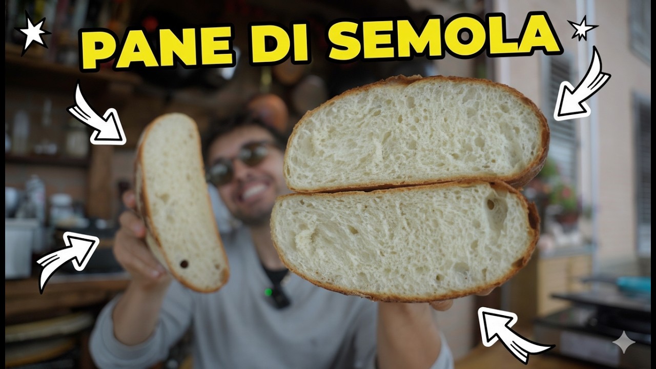 PANE SEMOLA FAVOLOSO con LIEVITO DI BIRRA* e un piccolo TRUCCO *