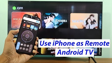 Hoe je je iPhone als afstandsbediening voor een Android-tv gebruikt